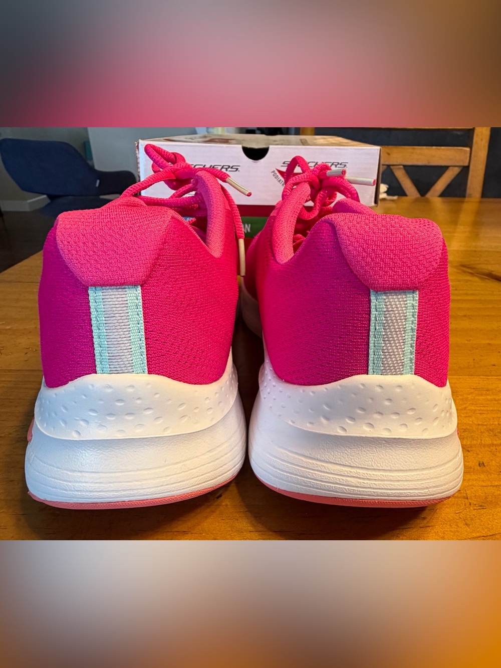 Skechers Arch Fit infinity cool Pink Sz 9 - Picture 4 of 9
